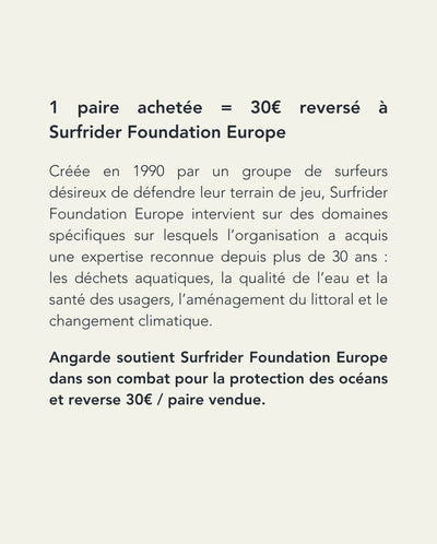 Men's vegan grape sneakers, collab' x Surfrider Foundation Europe